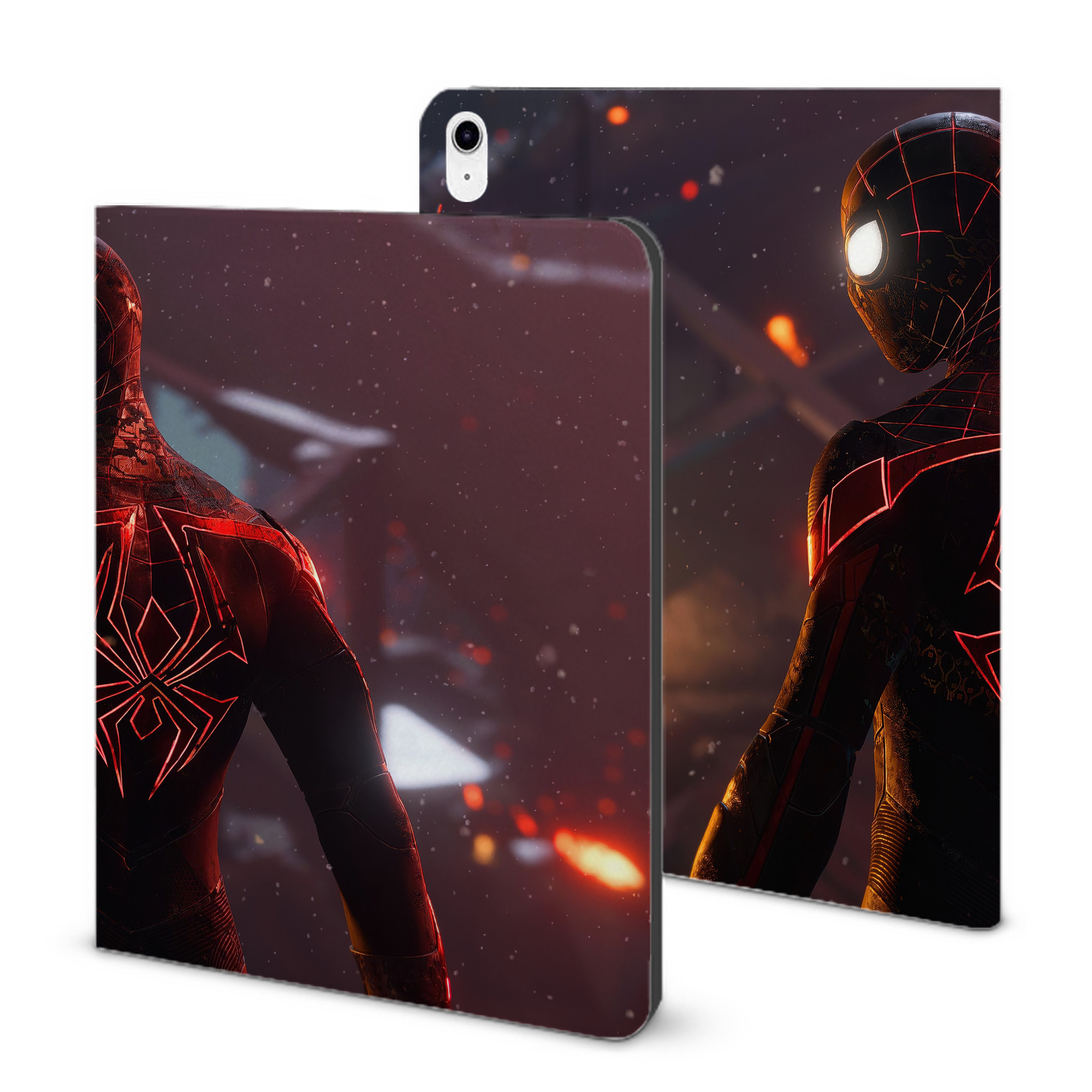 （画像用） アベンジャーズ The Avengers IPad ケース ブック型 PUレザー TPU 耐衝撃 軽量 薄型 ペン収納なし 全面保護 IPad 各モデル対応
